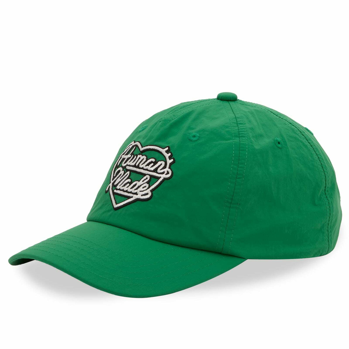 Human Made Men's Font Cap in Green Human Made