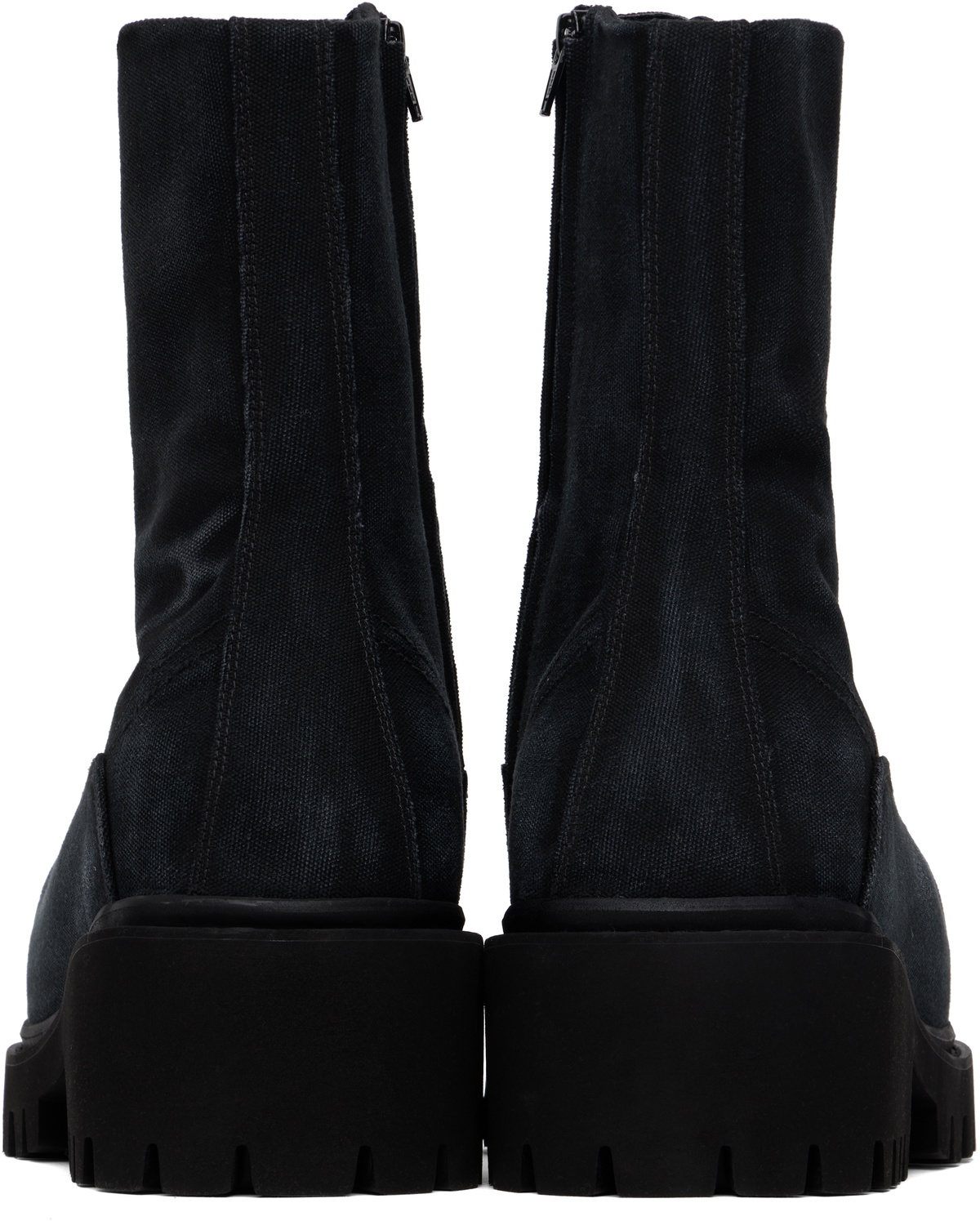 Balenciaga Black Stomper Boots Balenciaga