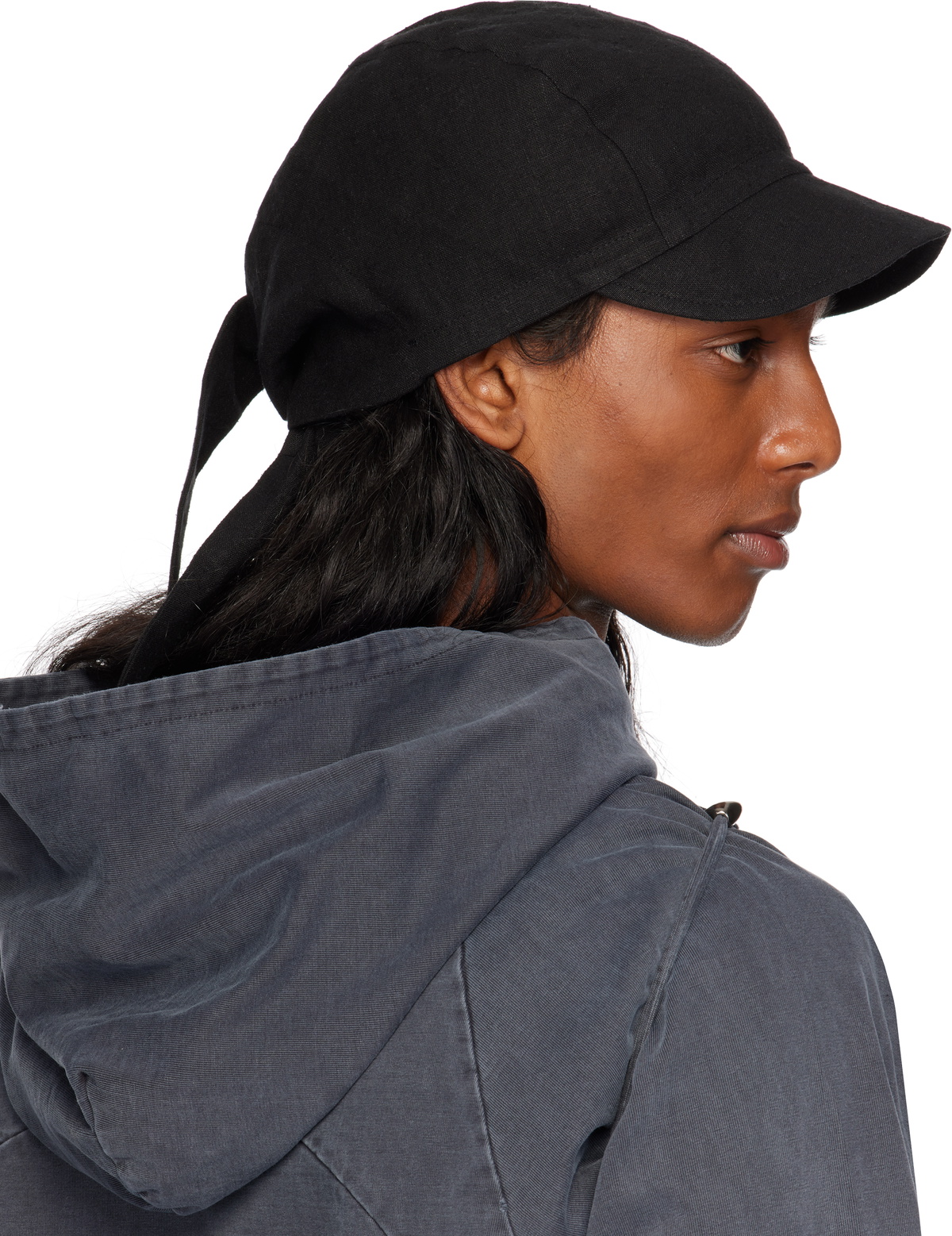 HYEIN SEO Black Seed Charm Knot Cap Hyein Seo