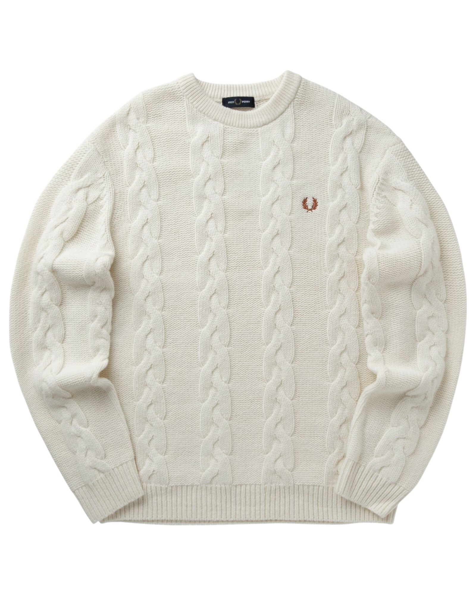 Fred Perry Men's x Raf Simons Checkerboard Cardigan in Navy Fred Perry