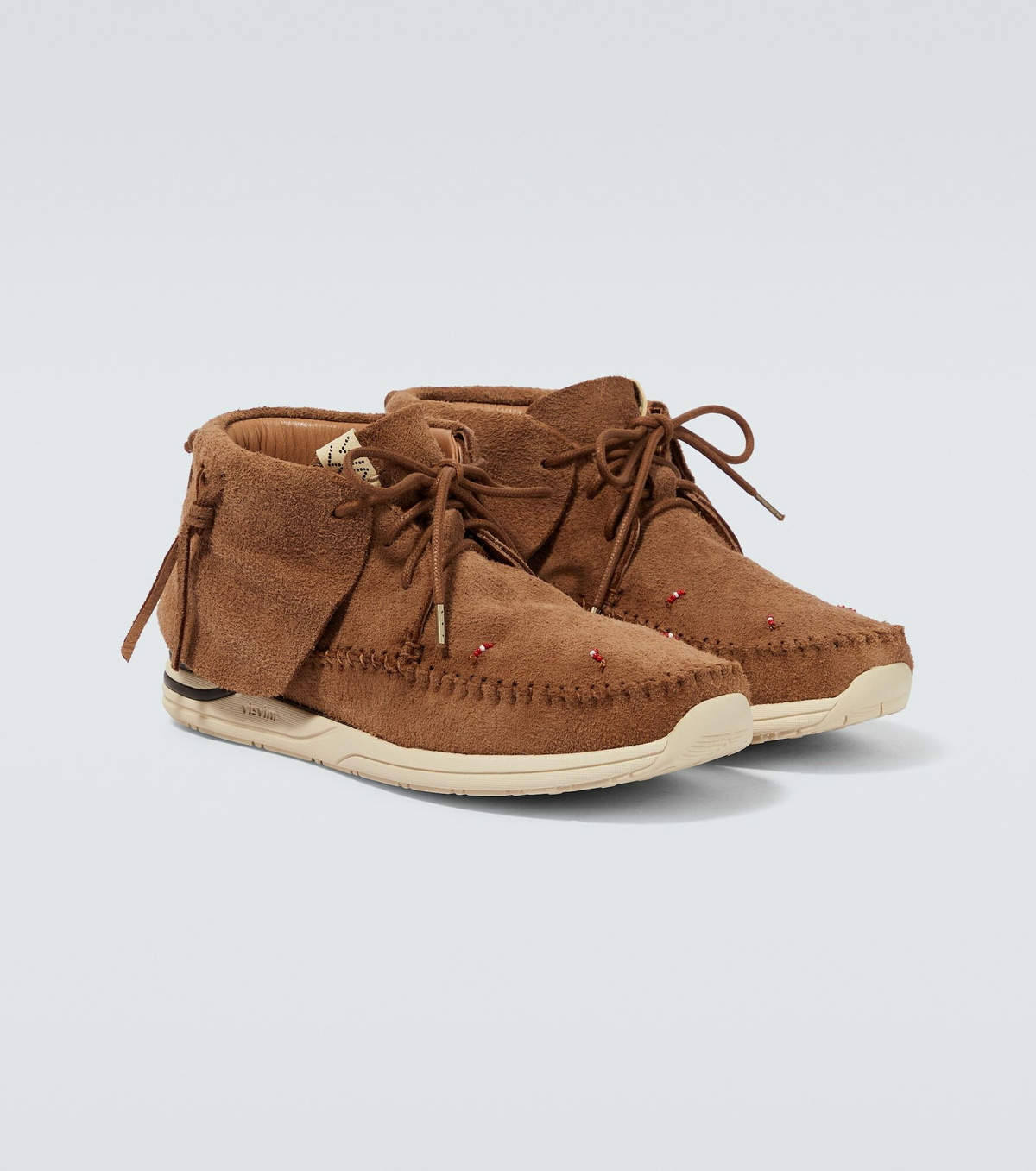 Visvim - FBT fringed suede moccasins Visvim
