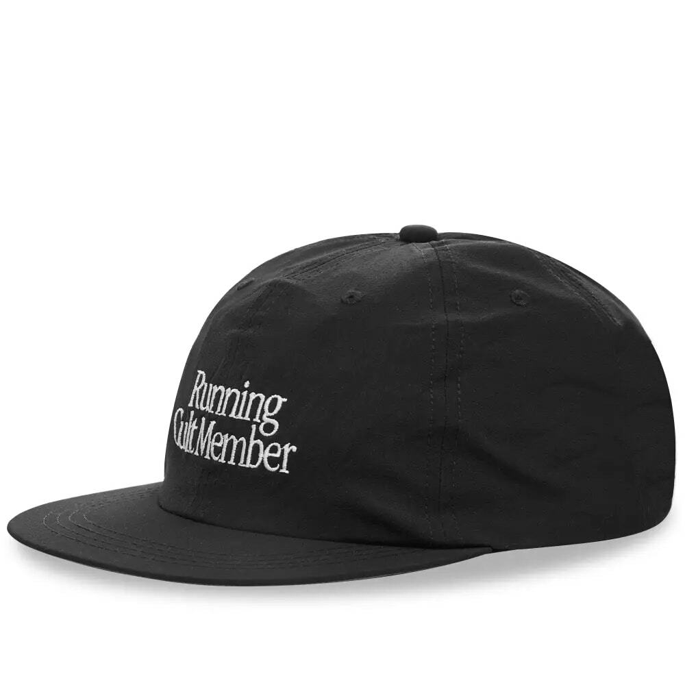 Satisfy Men's Peaceshell Running Cult Member Cap in Black Satisfy