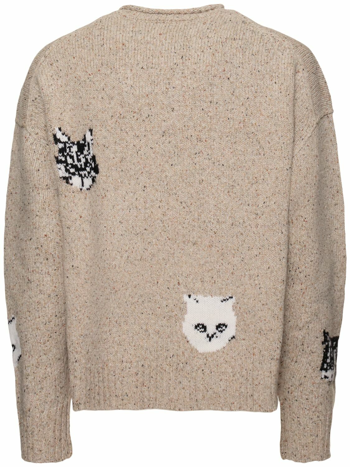 ACNE STUDIOS Kuelu Cat Jacquard Knit Sweater Acne Studios