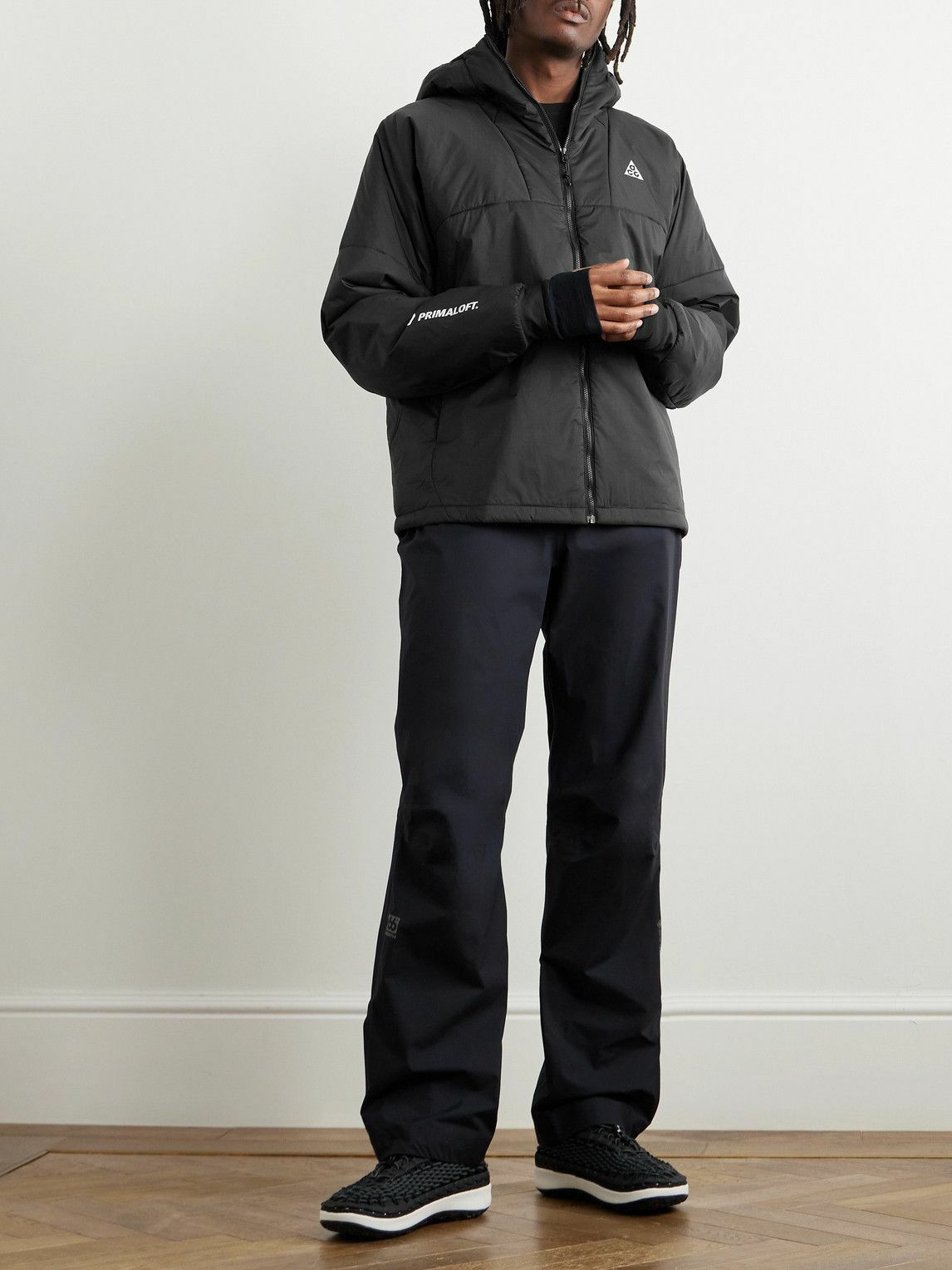 Nike - ACG Rope de Dope Logo-Print Padded Shell Jacket - Black Nike