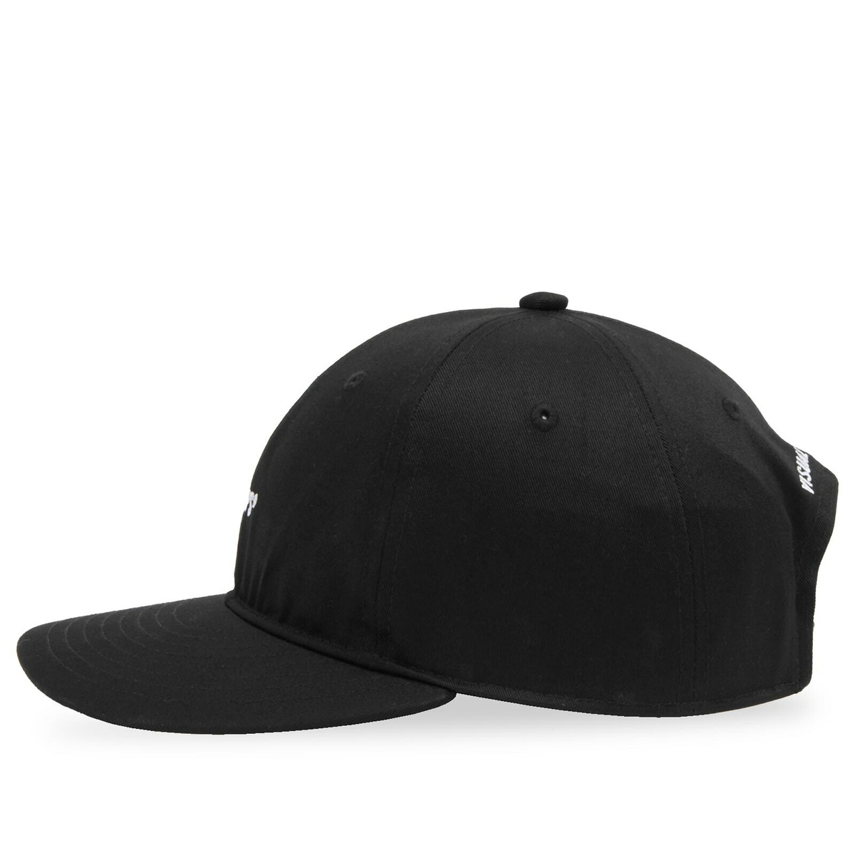WTAPS Men's 02 Embroidered Logo 6 Panel Cap in Black WTAPS