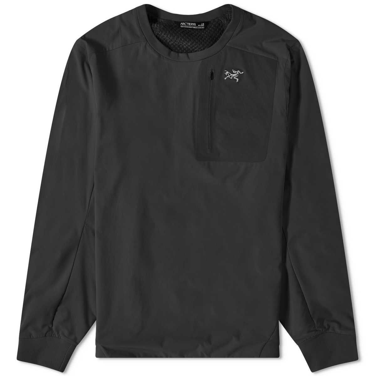 Arc'teryx Men's Proton Pullover Crew Sweatshirt in Black Arc'teryx