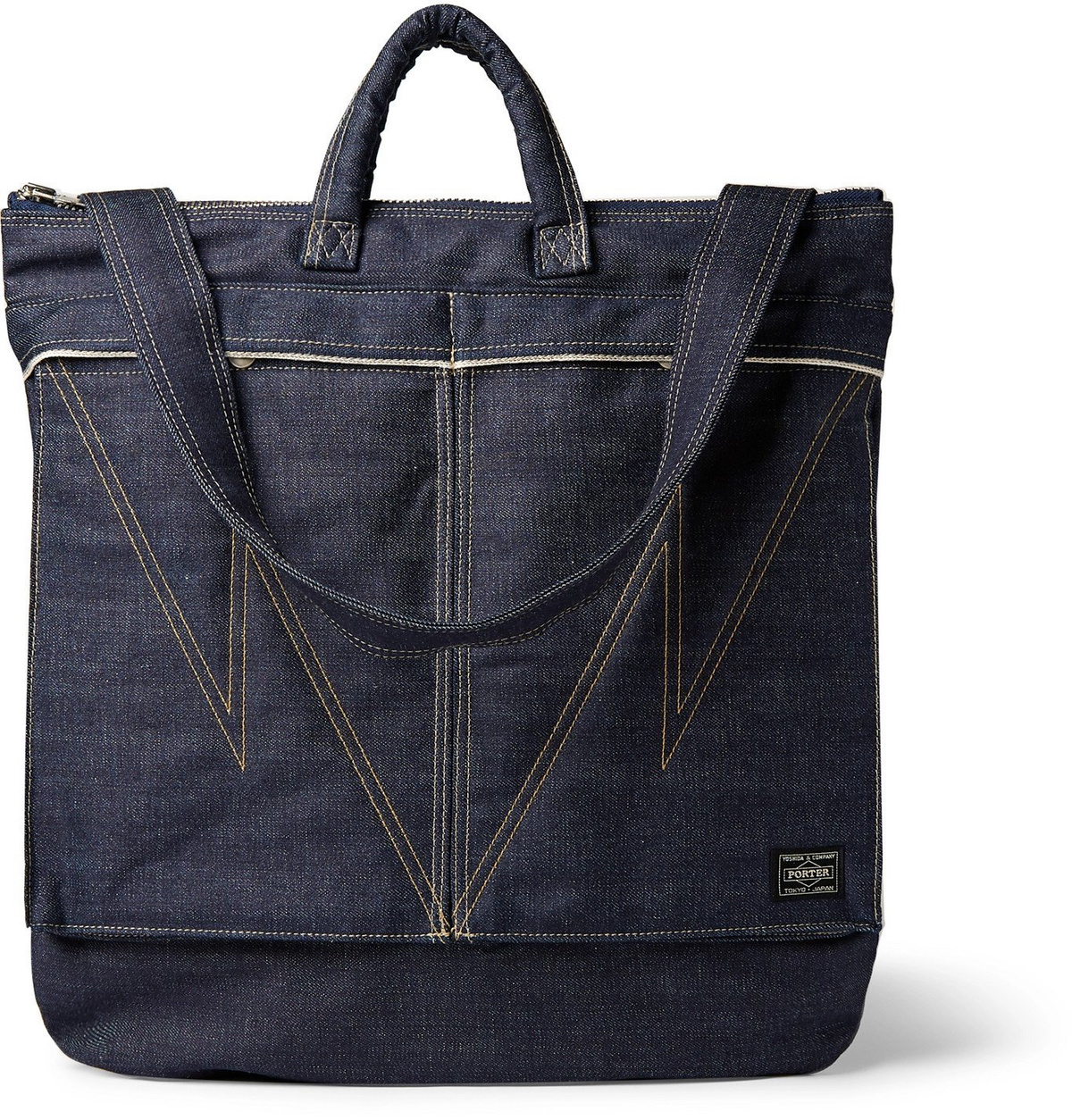 Neighborhood - Porter-Yoshida & Co Denim Tote Bag - Blue Neighborhood