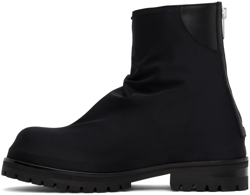 424 Black Zip Boots 424