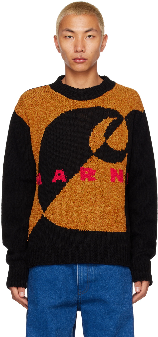 Marni Black Carhartt WIP Edition Graphic Sweater Marni