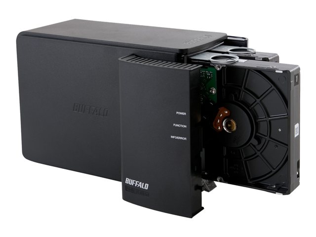 BUFFALO LinkStation LS-QVL 12TB(3TBx4) BUFFALO 外付けHDD 12TB 動作