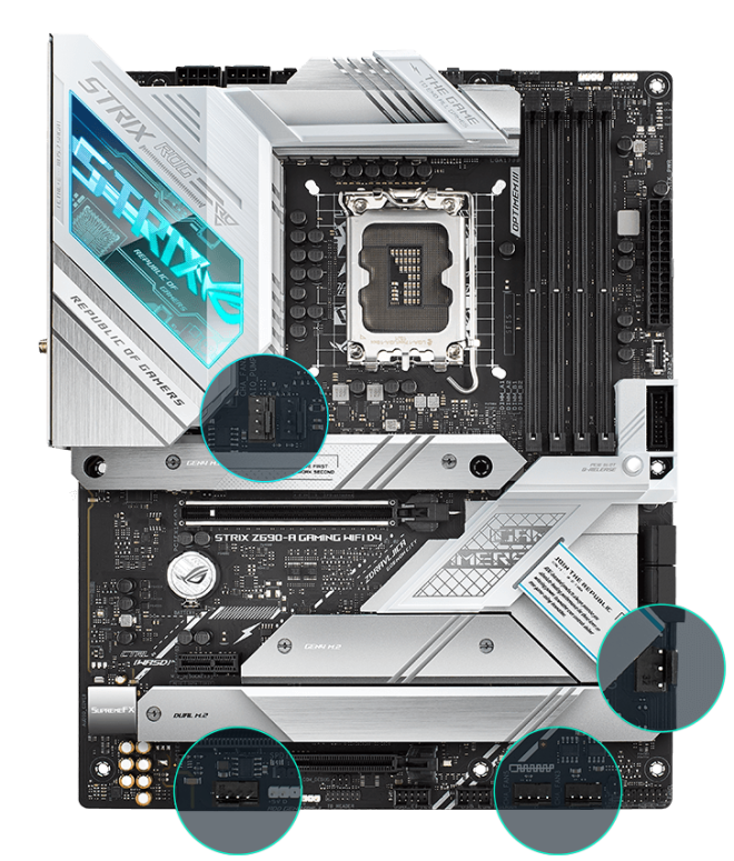 ASUS ROG Strix Z690-A Gaming WiFi D4 LGA 1700(Intel® 12th&13th Gen