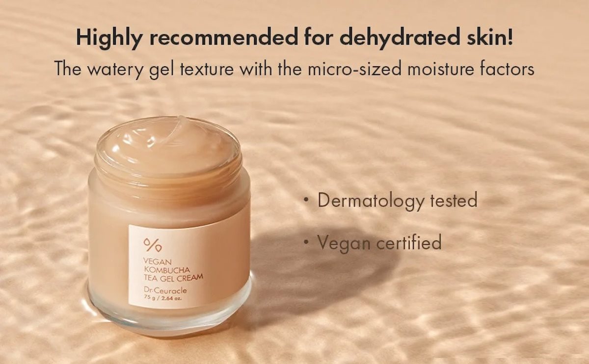 Dr. Ceuracle Vegan Kombucha Tea Gel Cream, 2.64 fl oz, 2-pack | Costco
