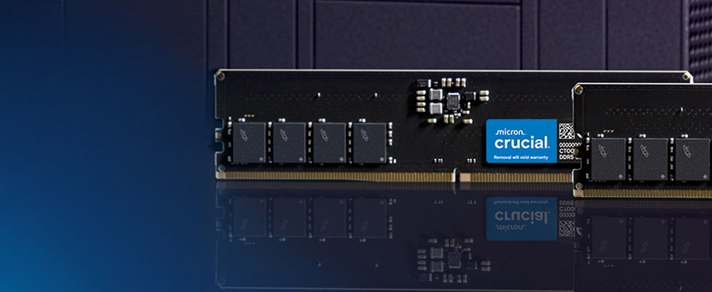 Crucial 16GB DDR5 5600 (PC5 44800) Desktop Memory Model