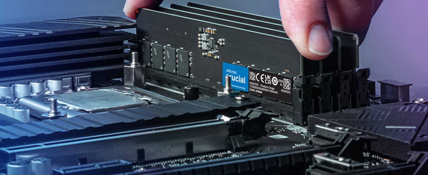 Crucial 16GB (2 x 8GB) DDR5-5600 PC5-44800 CL-46 SO-DIMM Laptop