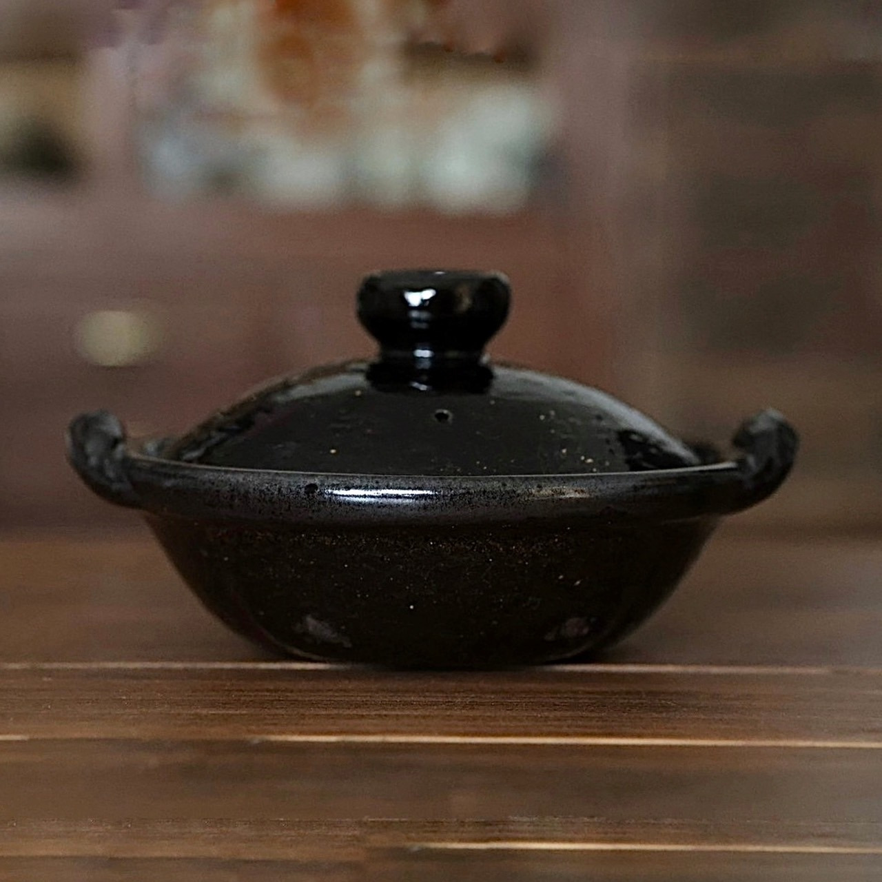 雲井窯 土鍋 鴨釉 七寸 すのこ付き 雲井窯 土鍋 鴨釉 七寸 すのこ付き