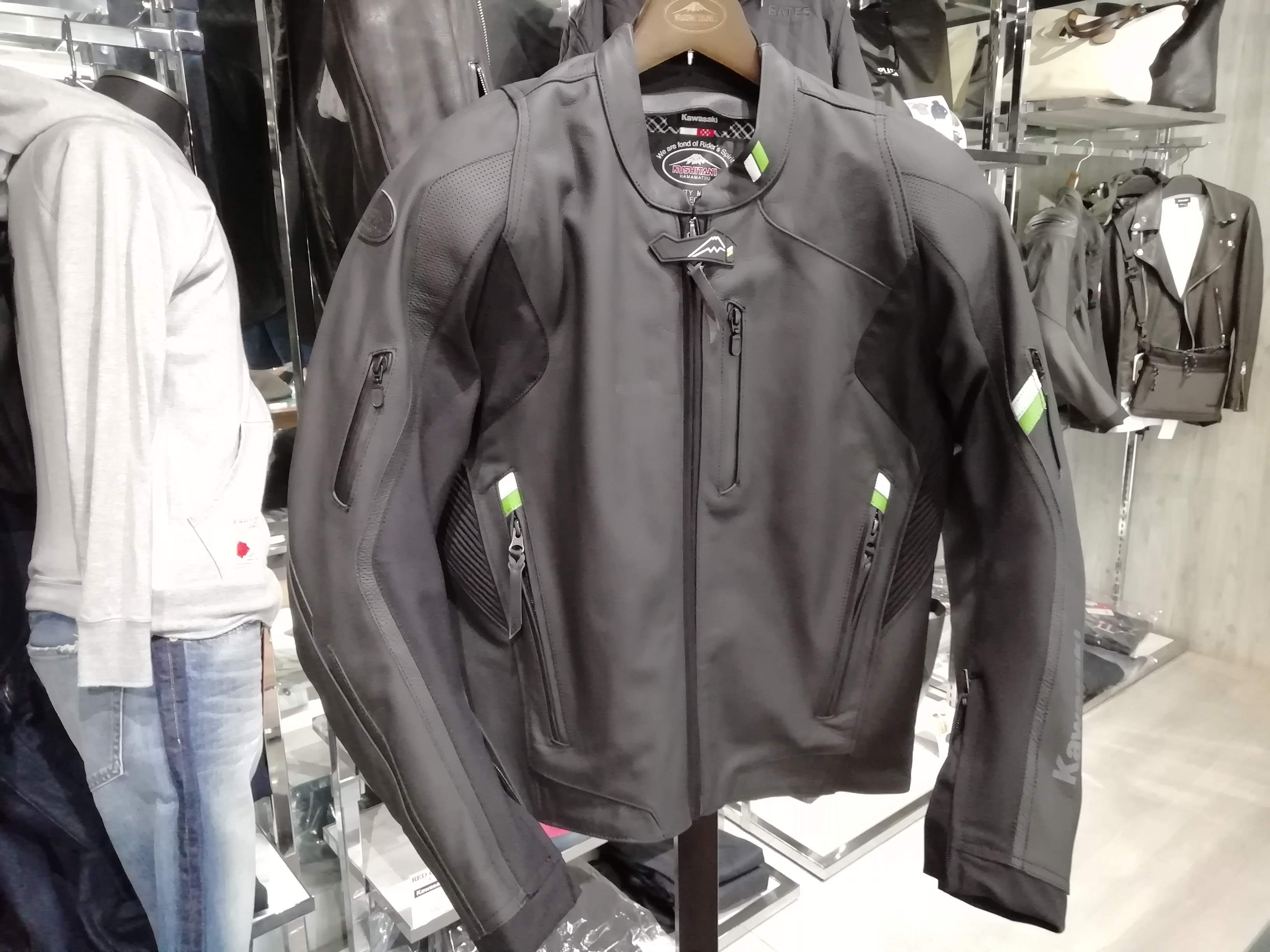 美品 希少 レア品 カワサキ クシタニ コラボ メッシュ ライダース