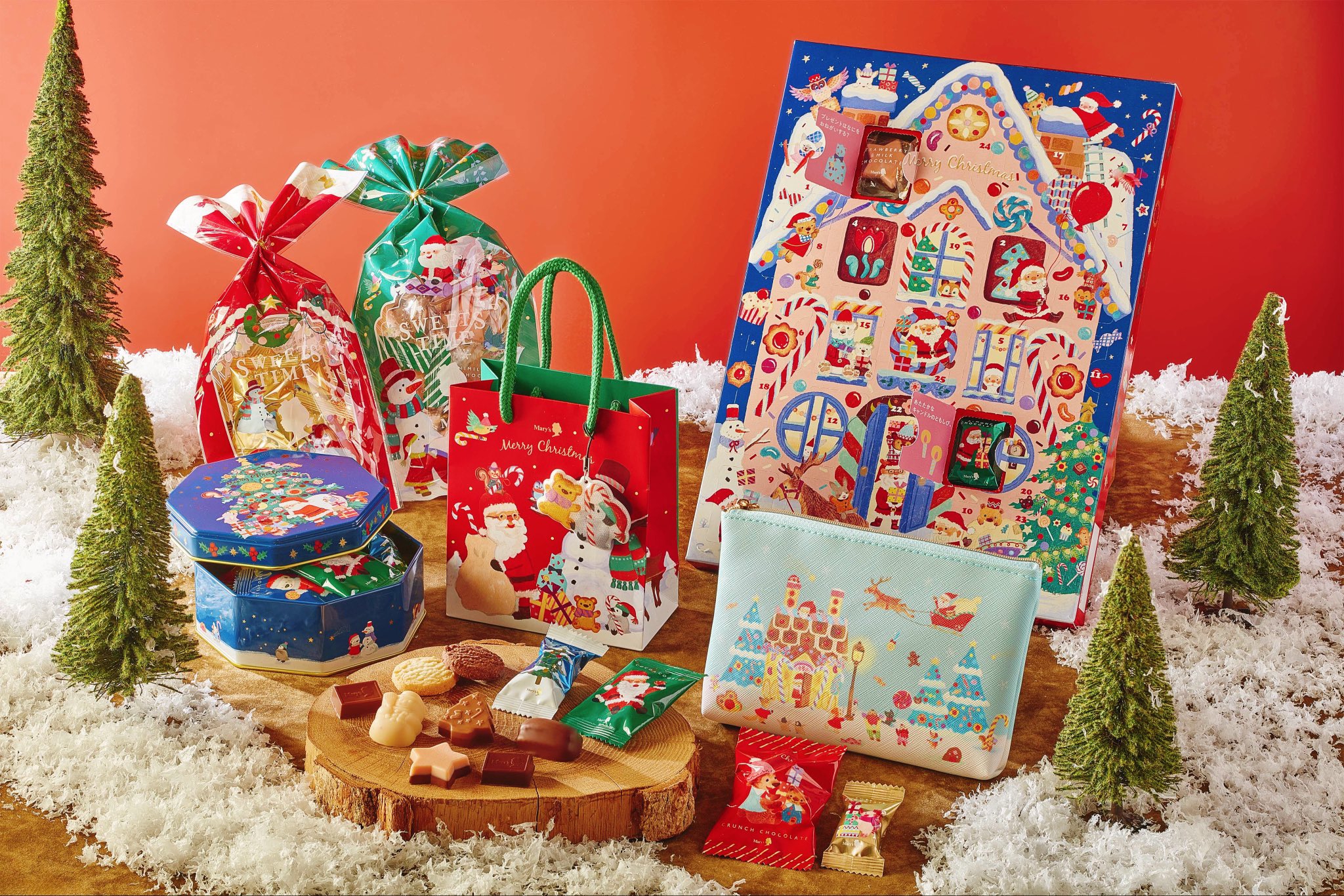 メリーチョコレート2025年クリスマスパッケージ | Yukako Ohde