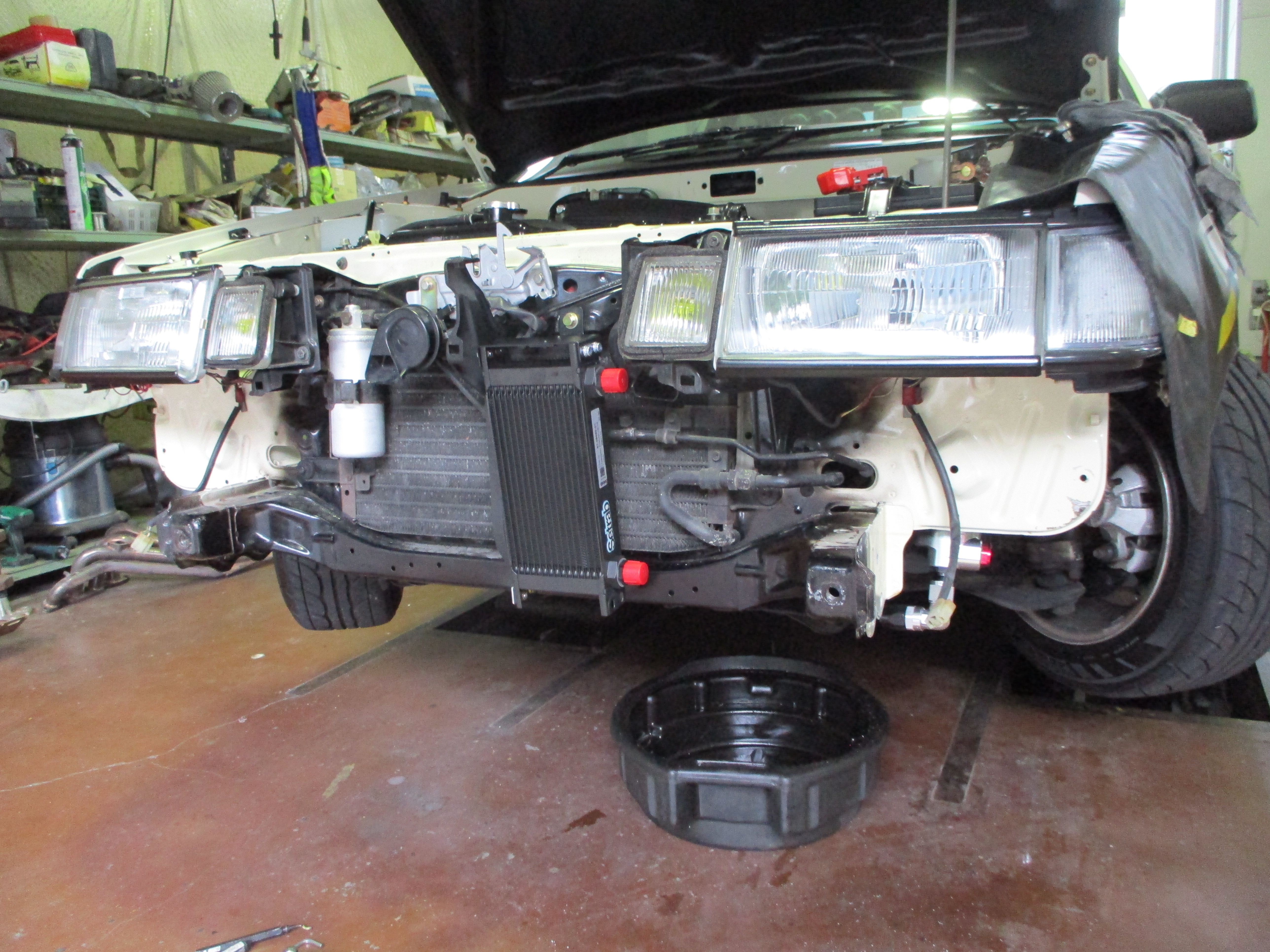 AE86 エレメント移動式オイルクーラー | Racing Service YASU ~total