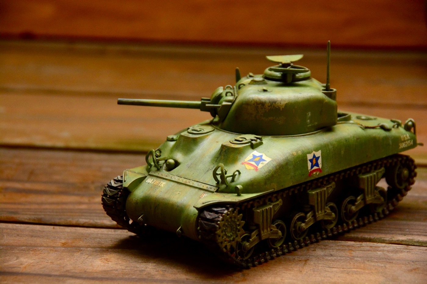 M4A1シャーマンをサンダース大付属高校っぽく塗装であります！ | Learn