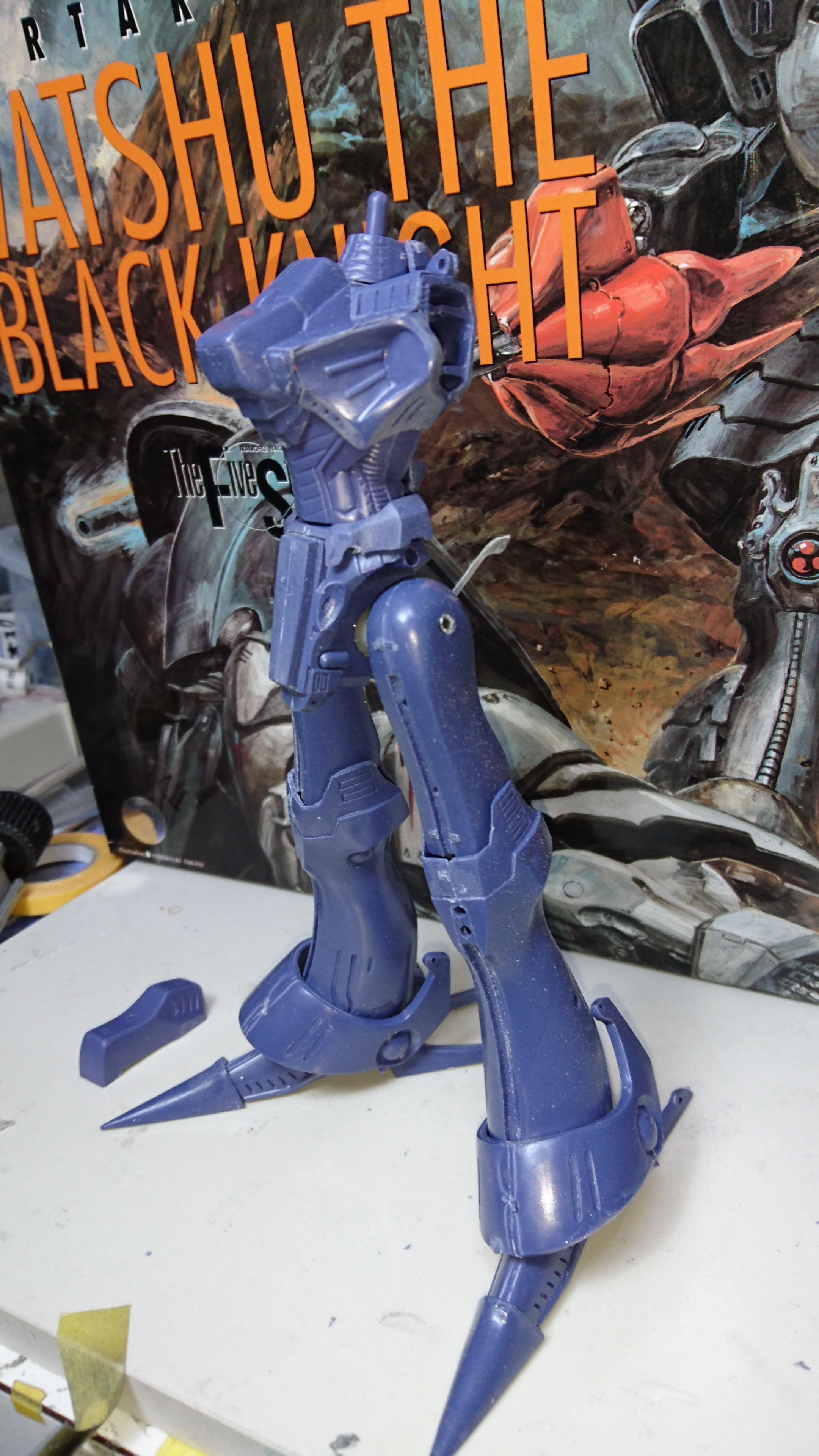 WAVE 1/100 バッシュ・ザ・ブラックナイト.箱と説明書無し バッシュ ザ