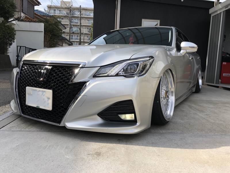 210クラウンアスリートに深リムスーパーRS装着♬︎ | D'Art