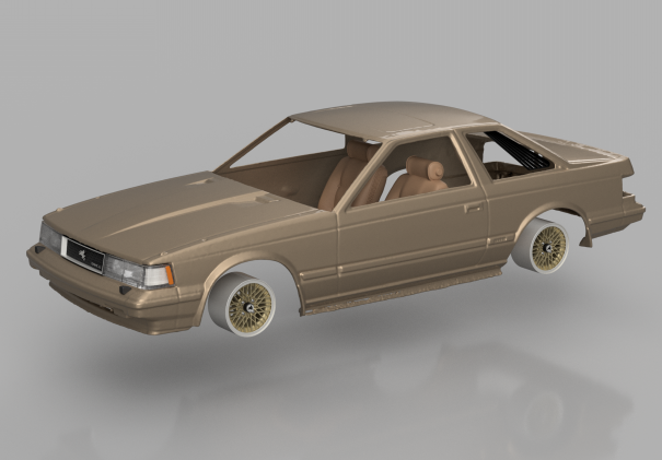 10ソアラ 1/24 完成品 制作途中仕様 ノンスリ プラモデル 10ソアラ