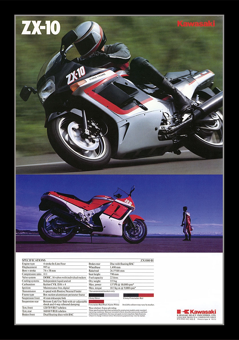 KAWASAKI ZX−10 1988 | 風倶楽部