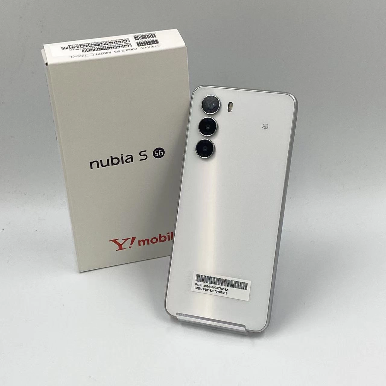 nubia S 5G 128GB A403ZT Ymobile版SIMフリー 新品未使用 ホワイト Y