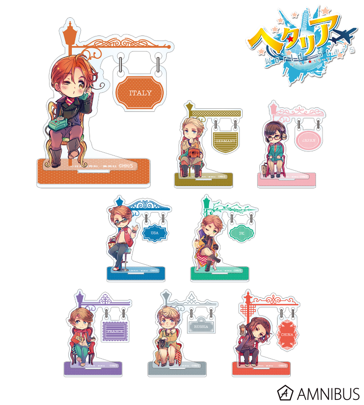 ヘタリア World☆Stars - トレーディングゆらゆらサインアクリル