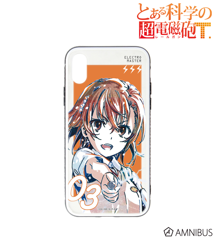 とある科学の超電磁砲T - 御坂美琴 Ani-Art 強化ガラスiPhoneケース