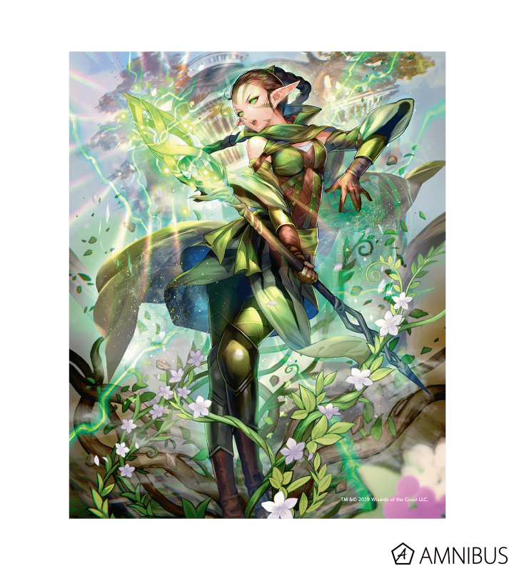 世界を揺るがす者、ニッサ 絵違いfoil PSA10 MTG 世界を揺るがす者