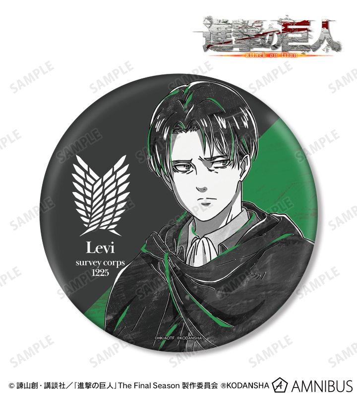 グッズ-バッチTVアニメ『進撃の巨人』The 進撃の巨人 リヴァイ 缶