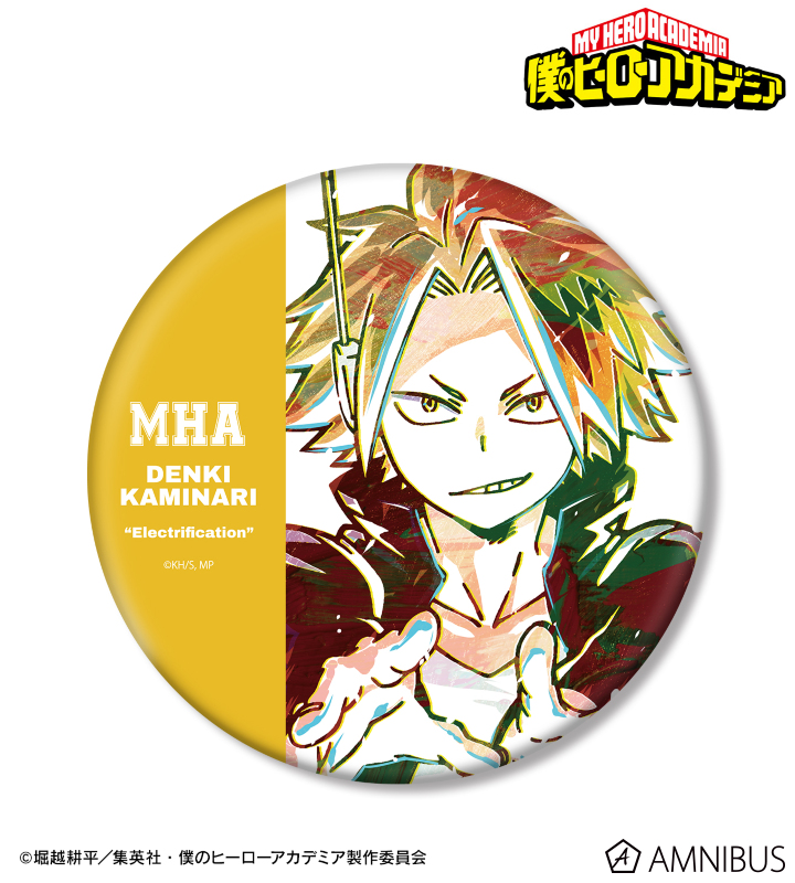 僕のヒーローアカデミア 上鳴 電気 缶バッジ 僕のヒーローアカデミア