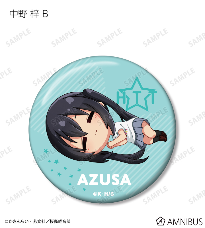 けいおん! 中野梓 birthday＆コラボ 缶バッジ6個セット けいおん! 中野