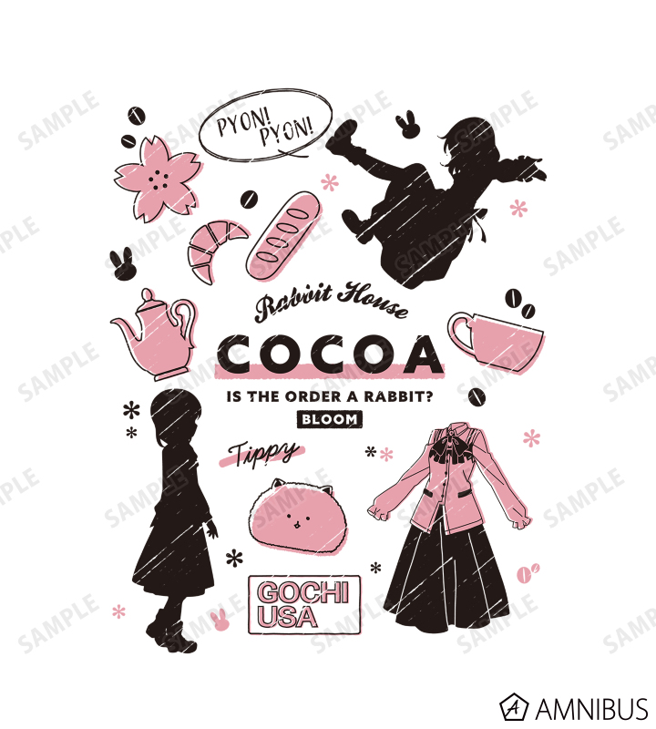 ご注文はうさぎですか？ BLOOM - ココア Ani-Sketch Tシャツ/メンズ