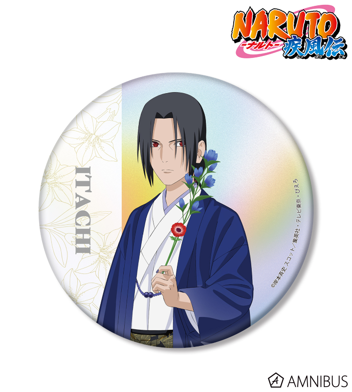 NARUTO うちはイタチ クリスマス 缶バッジ プリロール Xmasプリケーキ