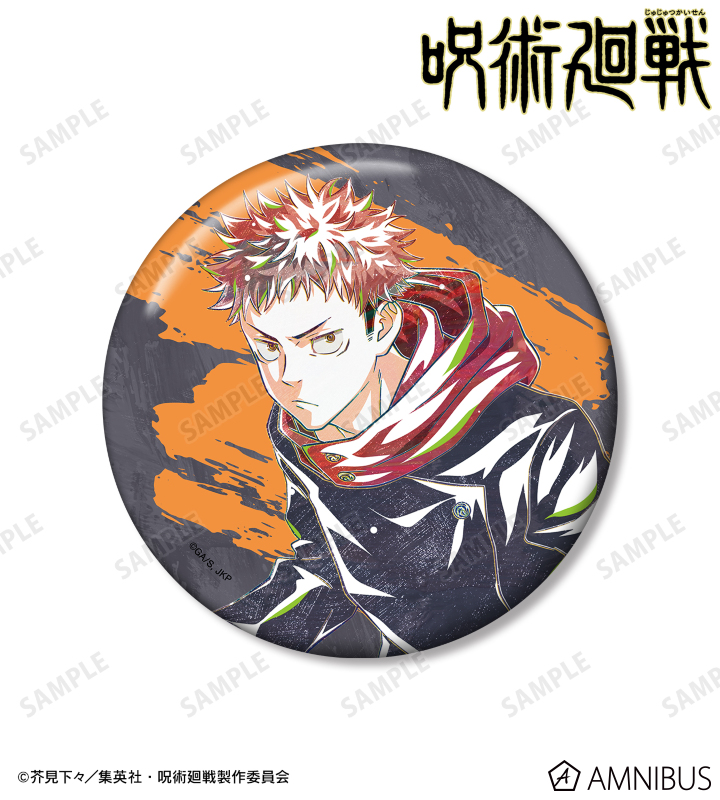 呪術廻戦 虎杖悠仁 両面宿儺 缶バ アクリルフィギュア ストラップ