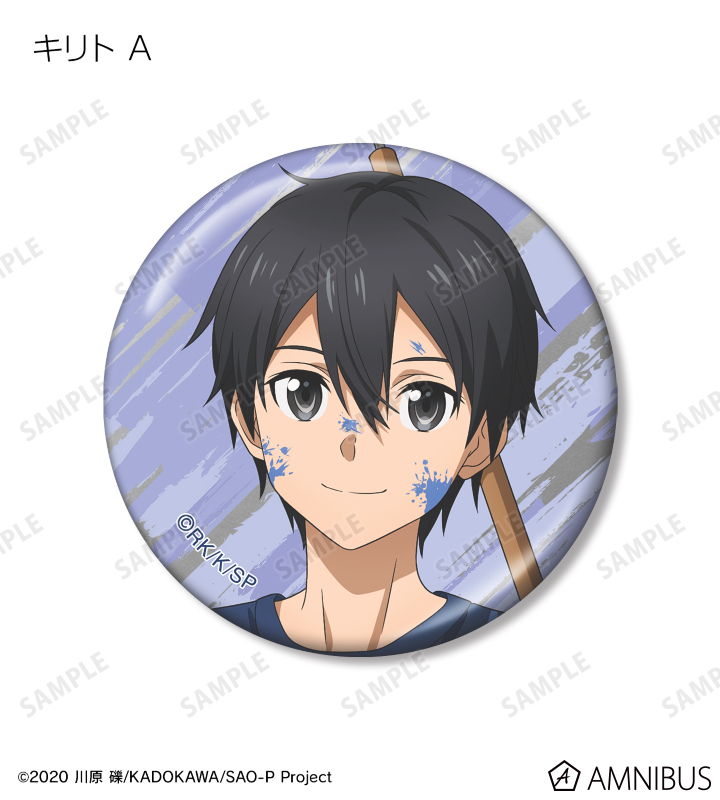 ソードアート・オンライン SAO カラ鉄 キリト 缶バッジ カラオケの鉄人