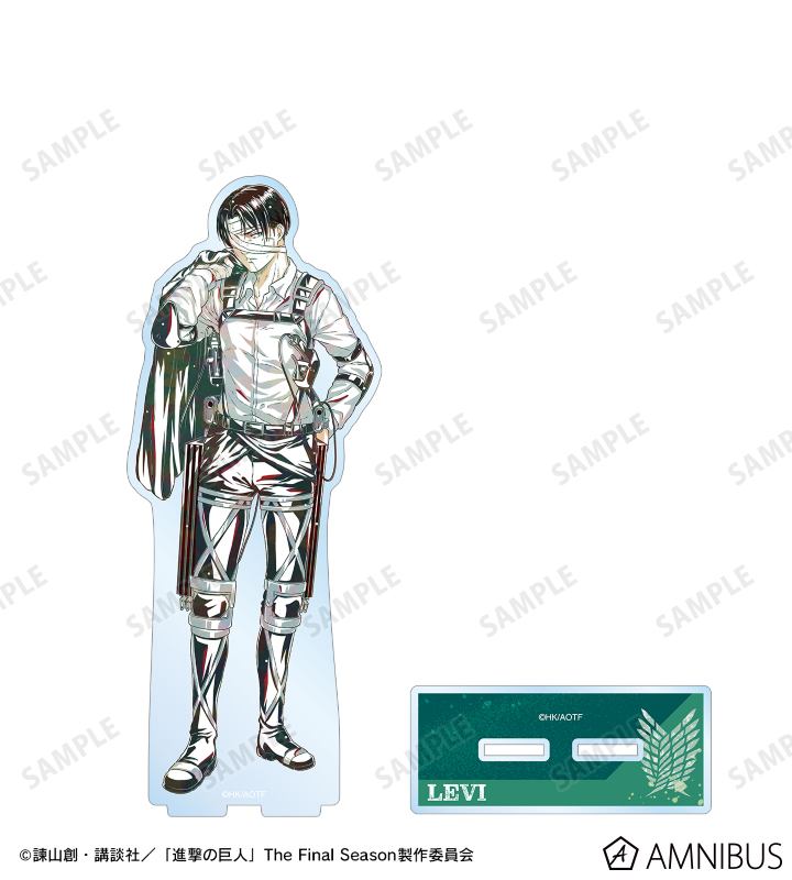 あ*あ様 コースター 線画 コミケ限定 リヴァイ 進撃の巨人