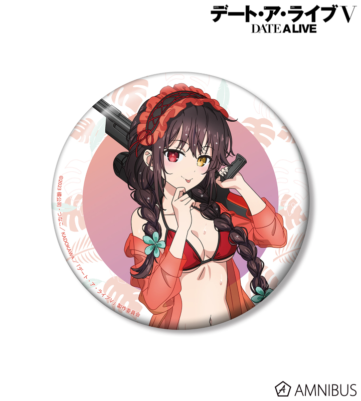 デートアライブ ファンタジア文庫大感謝祭 缶バッジ 夜刀神十香 デート