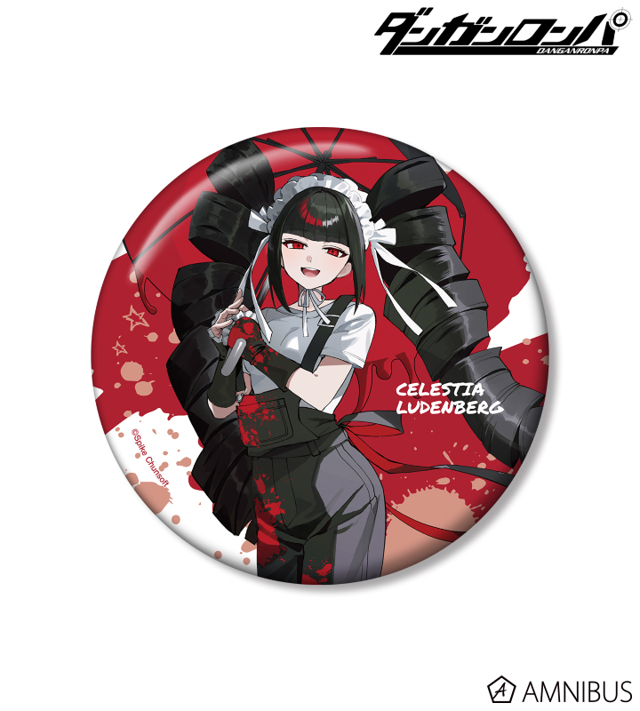 ダンガンロンパ セレスティア・ルーデンベルク ハート型 缶バッジ 10