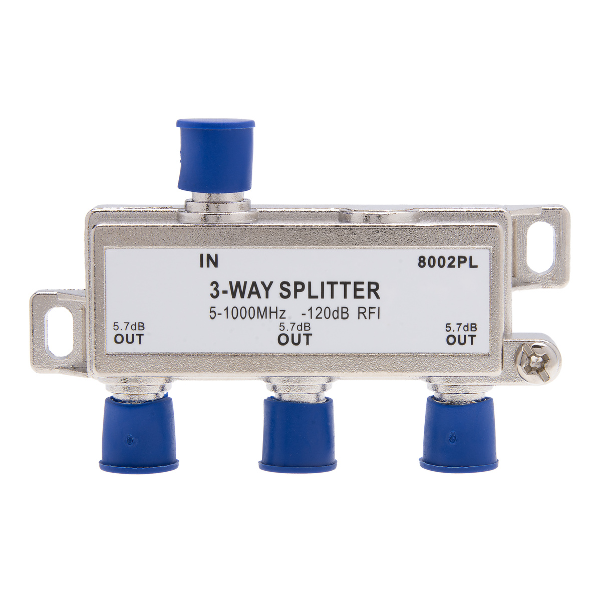 HIGH FREQ. 3 WAY COAX SPLITTER - NSI Industries