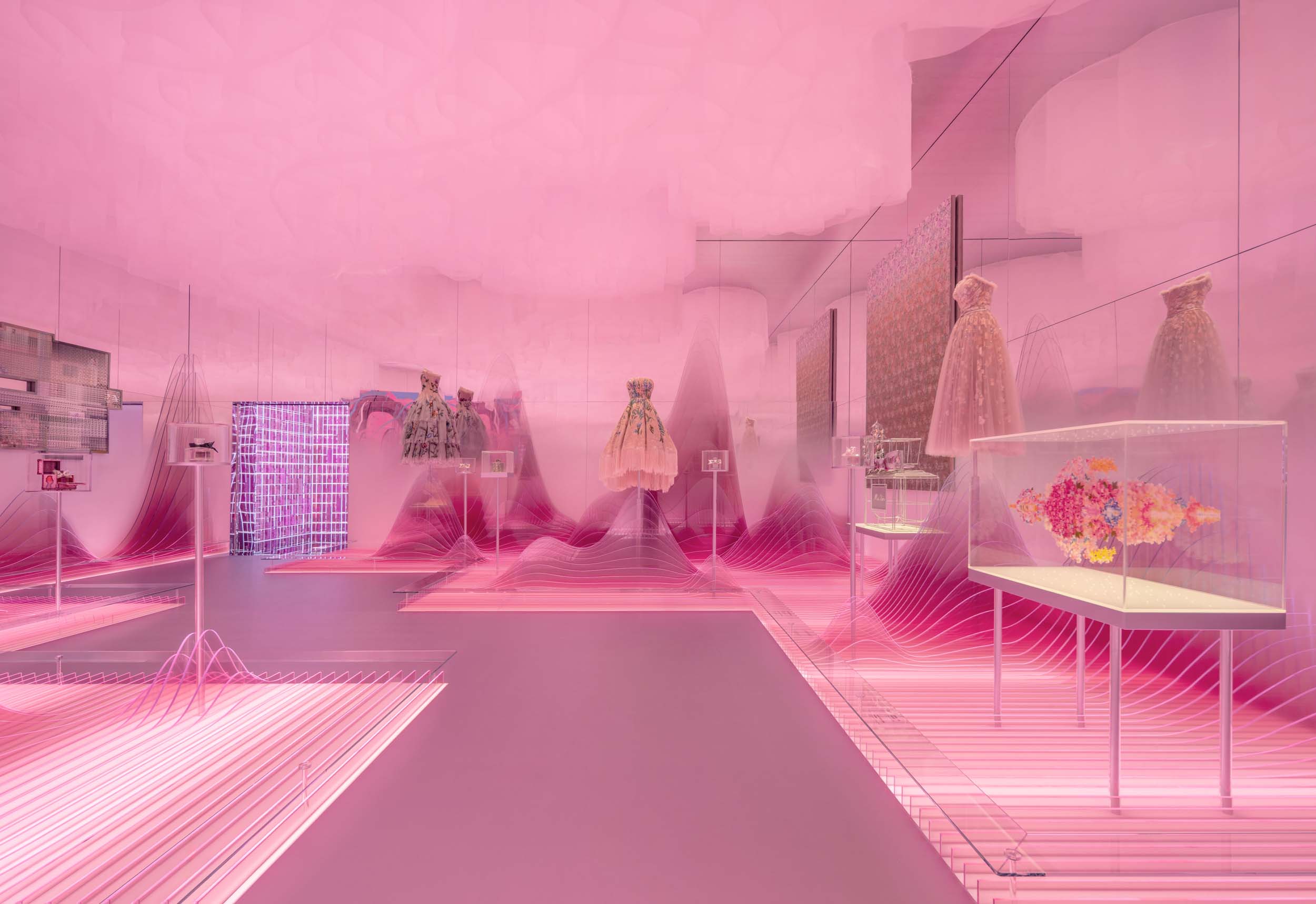 OMA's shapshifting scenography for Miss Dior: Stories of a Miss