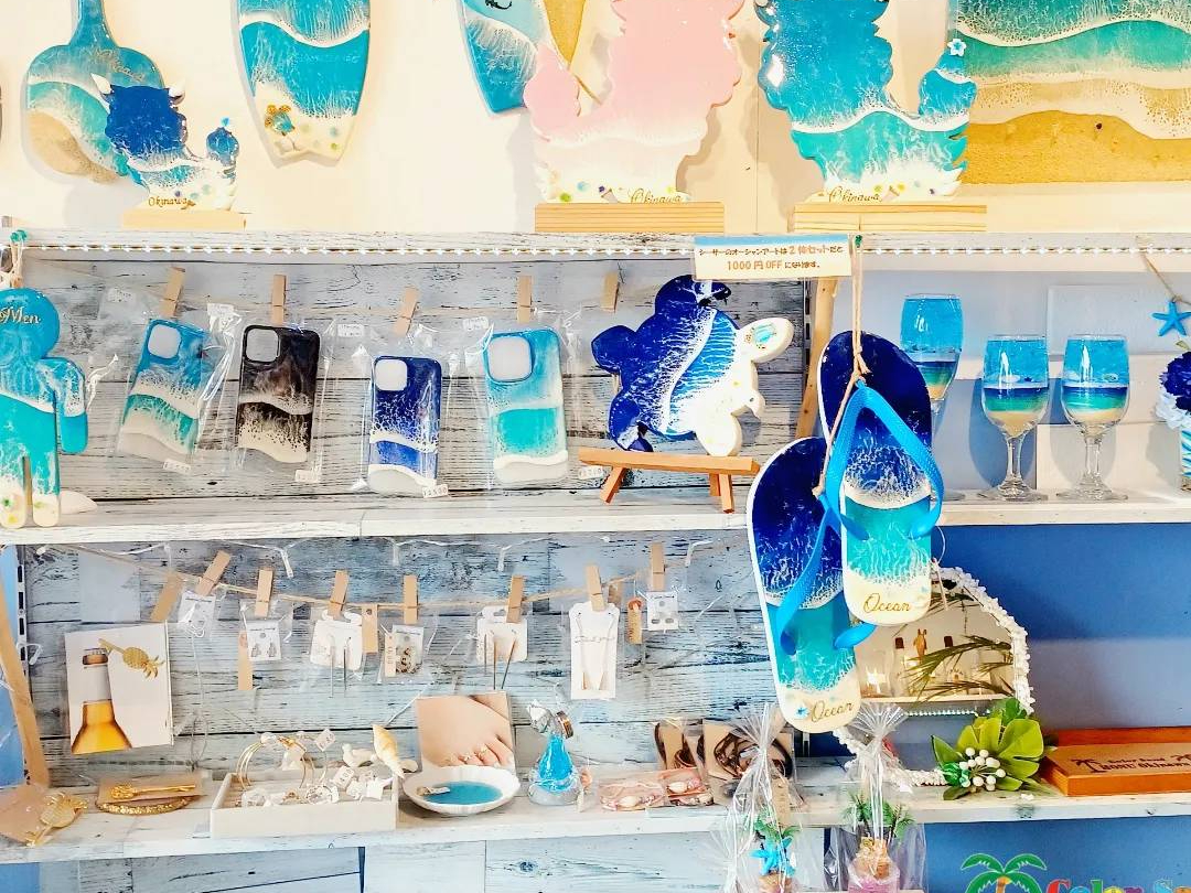 沖縄／北谷】『ウミガメ時計』のオーシャンアート体験☆海の時計を