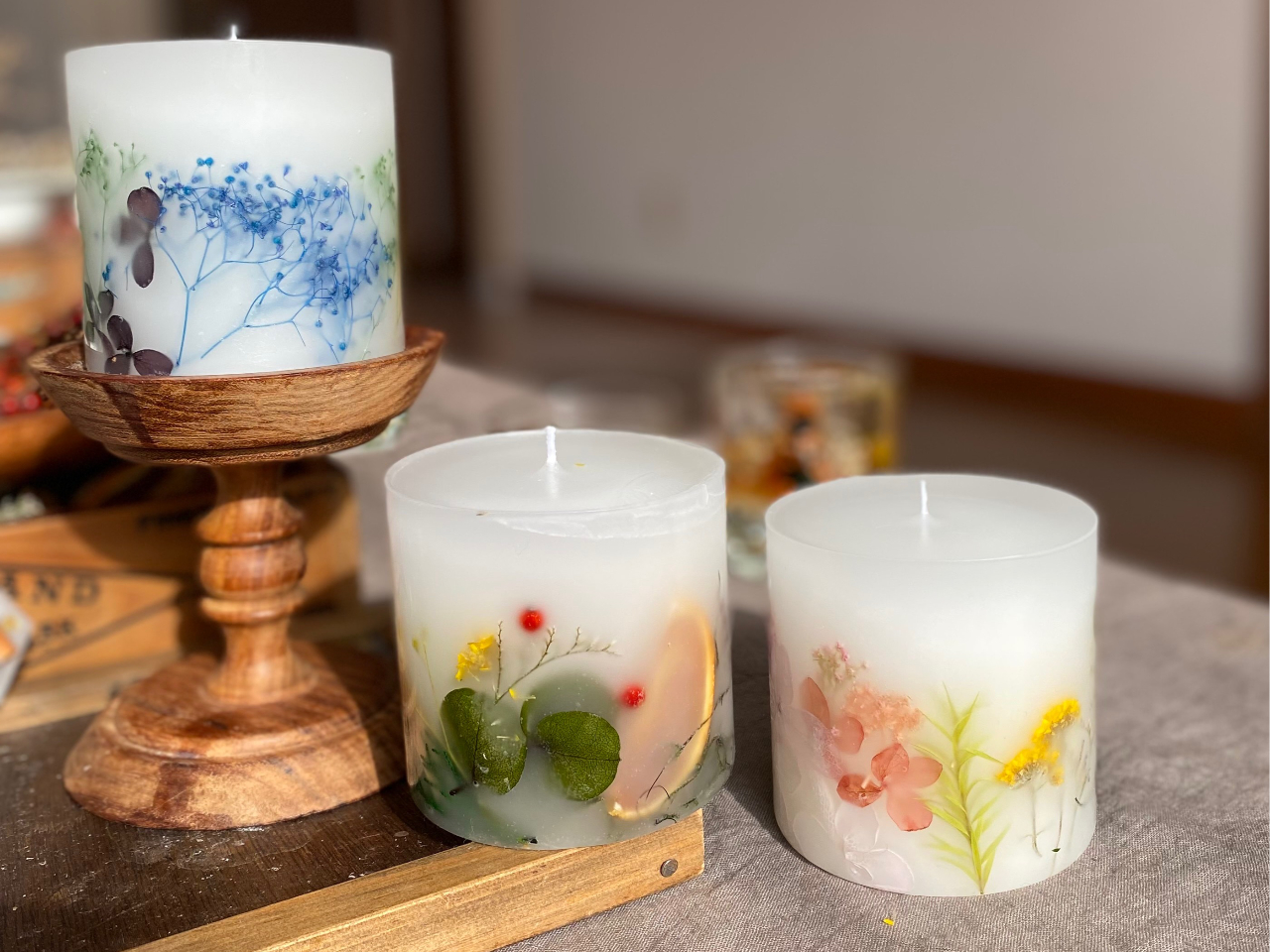 札幌・宮の森】アロマワックスサシェも作れる！≪ボタニカルキャンドル