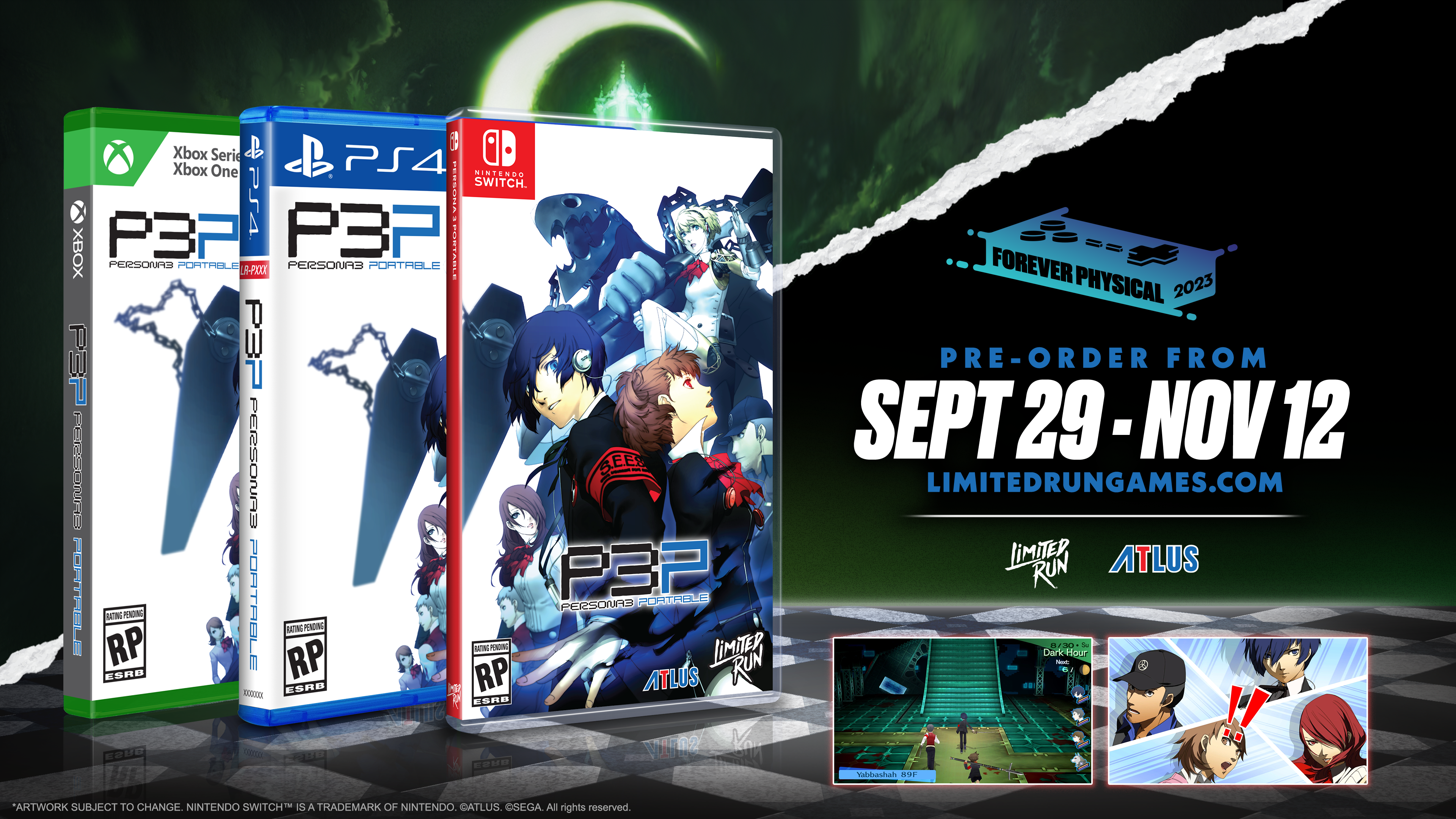 Switch Limited Run #213: Persona 3 Portable – Limited Run Games
