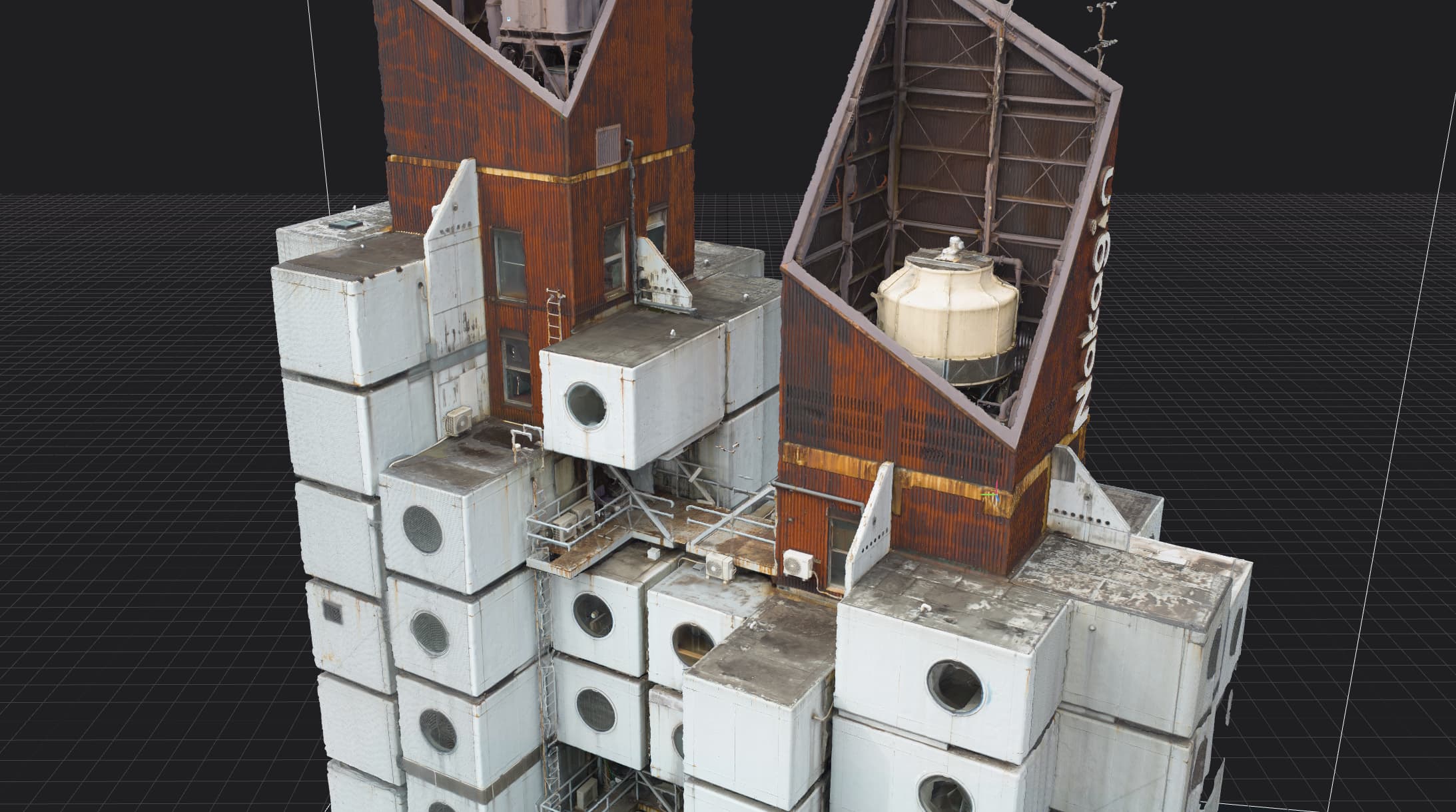 中銀カプセルタワーを3D化 12日解体、カプセルをNFTに