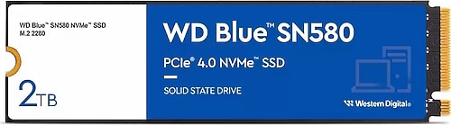 Western Digital BLUE SN580 WDS200T3B0E PCI-Express 4.0 2 TB M.2