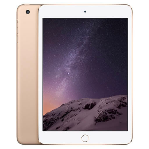 iPad mini 3 128GB Wifi + Cellular Gold (2014) - Refurbished