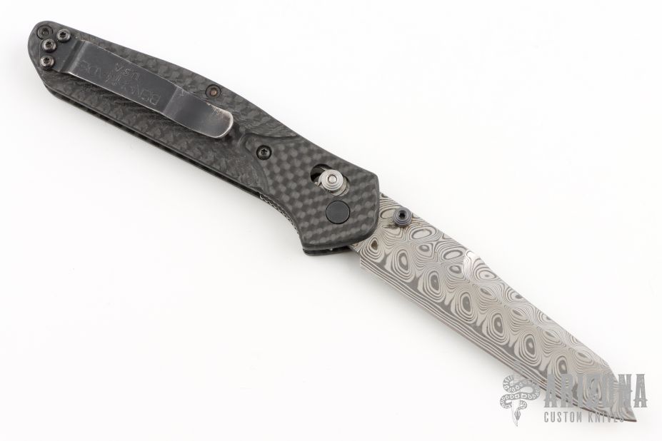 940 Osborne Damasteel & Carbon Fiber #75 - Arizona Custom Knives